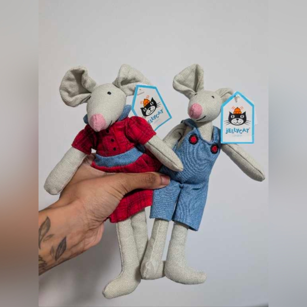 Jellycat Her/Him  Mini Mice Couple